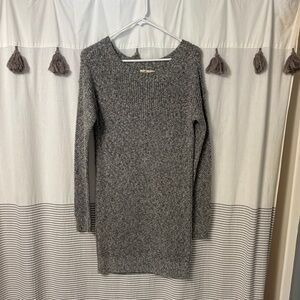 Hollister Heather Gray Knit Sweater